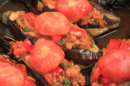 eggplants with minced meat