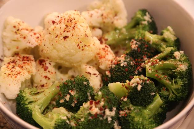 Cauliflower and Broccoli Salad with Yoghurd Dressing (53)