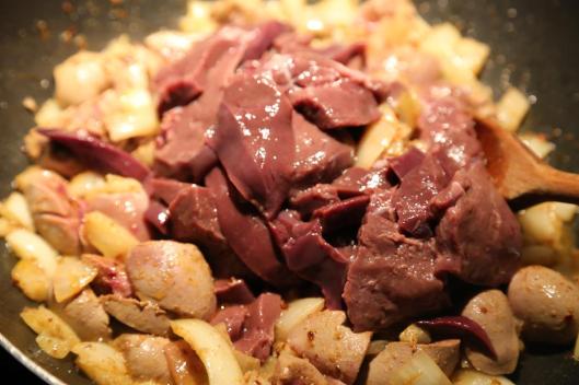 Lamb Kidney and Liver Saute with wild mushrooms (14)